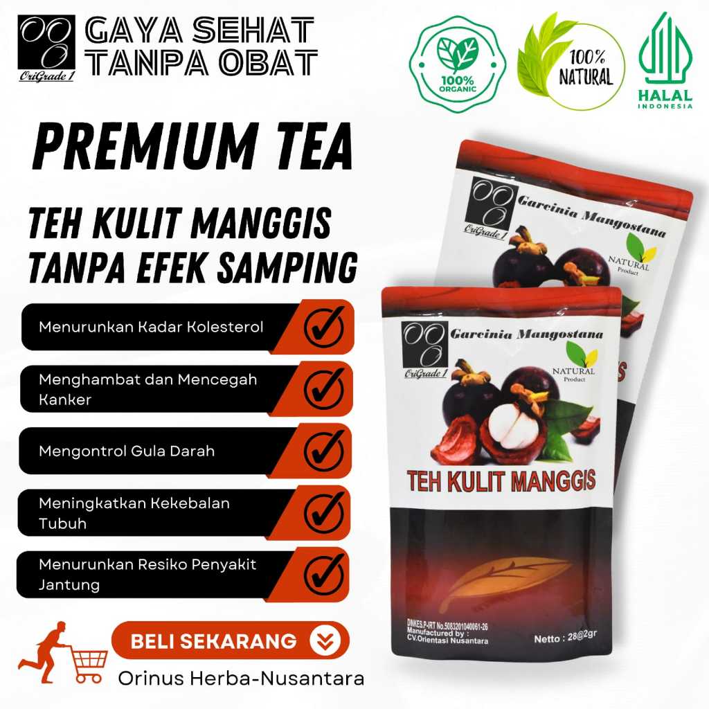 

Teh Celup Kulit Manggis Anti Kanker dan Tumor