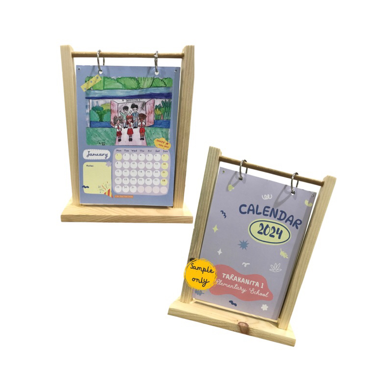 

Hanging Wood Calendar By T124