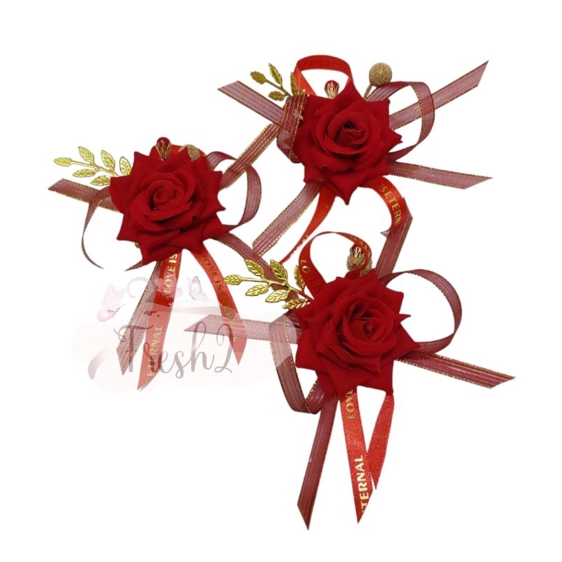 bunga corsage/bros corsage/bunga keluarga/ bunga panitia/bunga sangjit