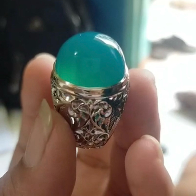 Cincin akik Bacan doko giwang kristal HQ bacan mumbul batu bacan doko giwang