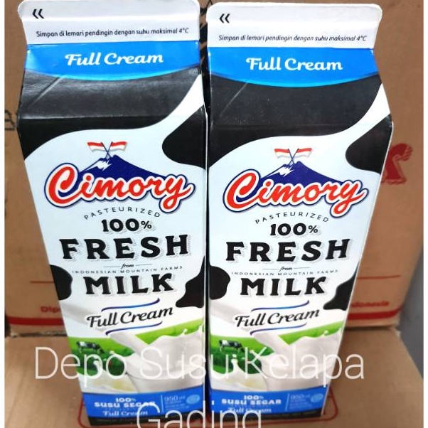 

ZYTC8571 (C6369] Susu Cimory Plain FULL CREAM 1 Liter Fresh Milk | Freshmilk Chimory