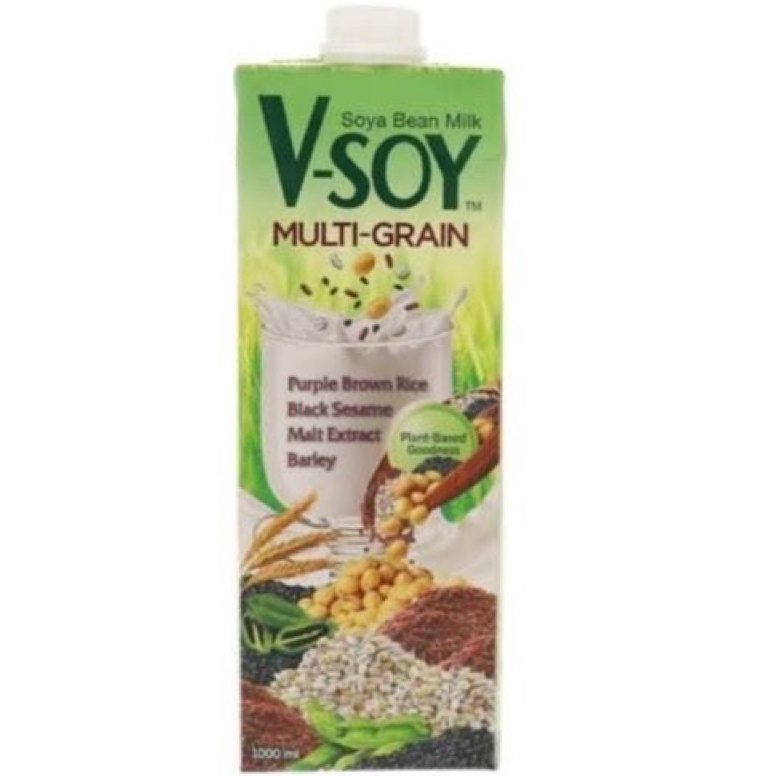 

[☎D38$] Vsoy Multigrain 1 Liter / Vsoy Multigrain Susu Kedelai [244]