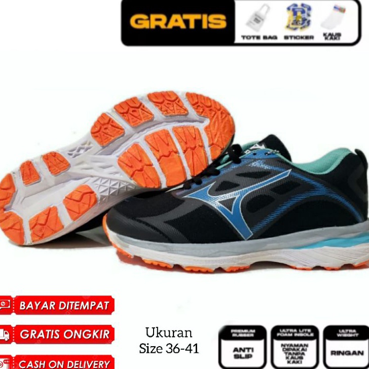 Ready Stock,, Sepatu Mizuno Wanita Sepatu Volly Mizuno Wanita Terlatis Sepatu Volly Mizuno Wave Ligh