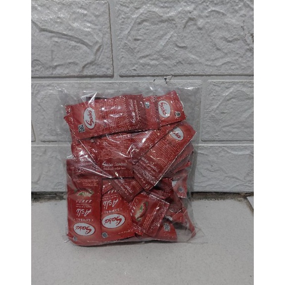 

St0k B4nyak Saus Sambal Asli sasa sachet 48 x 8 gram Termurah di