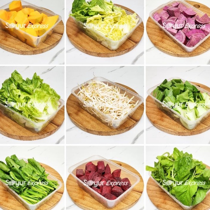 

DGJC3311 11.11 KIRIM INSTAN Foodprep Sayur Potong