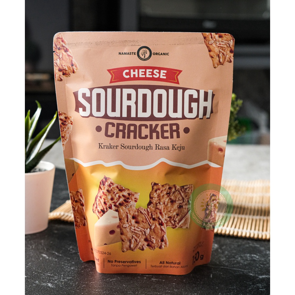 

❀ SOURDOUGH CRACKER - CHEESE 150GR Baru ⌒O⌒