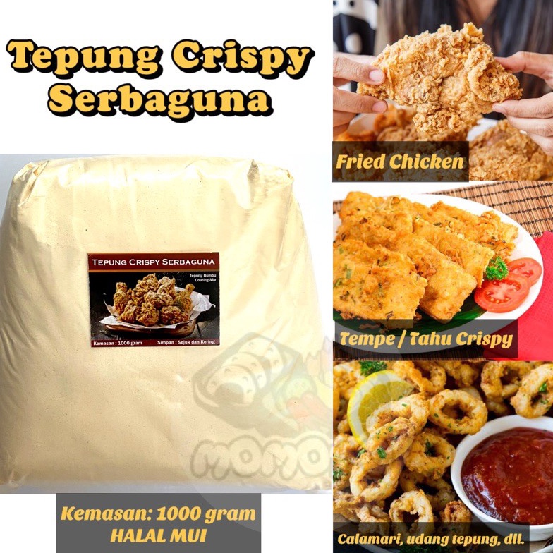 

HQN Tepung bumbu ayam / Tepung crispy serbaguna 1kg / ayam goreng kfc mcd / breader fried chicken ➚Murah