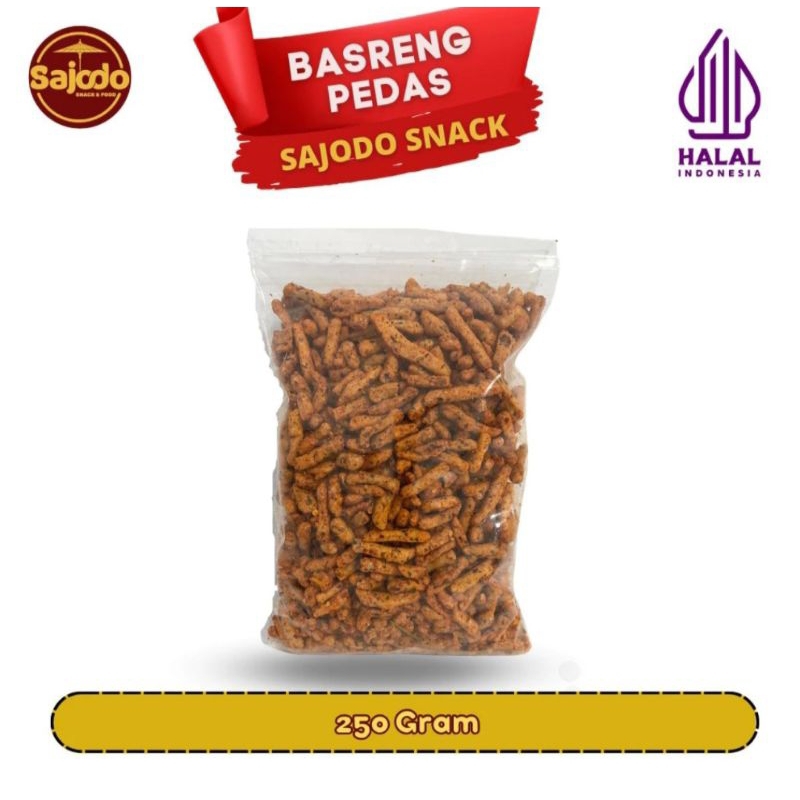 

BASRENG VIRAL SAJODO pedas daun jeruk 250gram bumbu melimpah