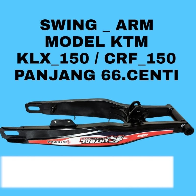 Swing Arm D'TRACKER KLX 150 Replika Model KTM Panjang 66cm Lislas Lengan Ayunan Aksesoris Variasi