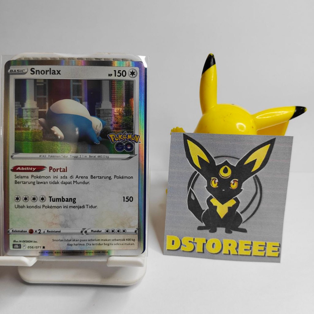 Snorlax Pokemon Go s10b 056/071 Kartu Pokemon