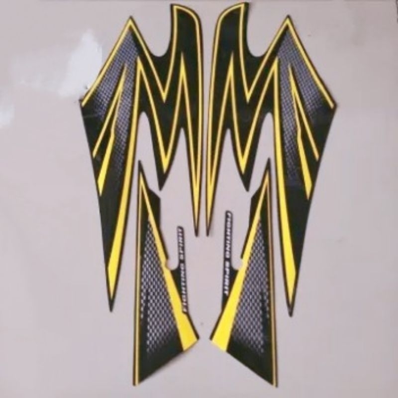 Lis Striping RX King 03/hitam-kuning/Decal