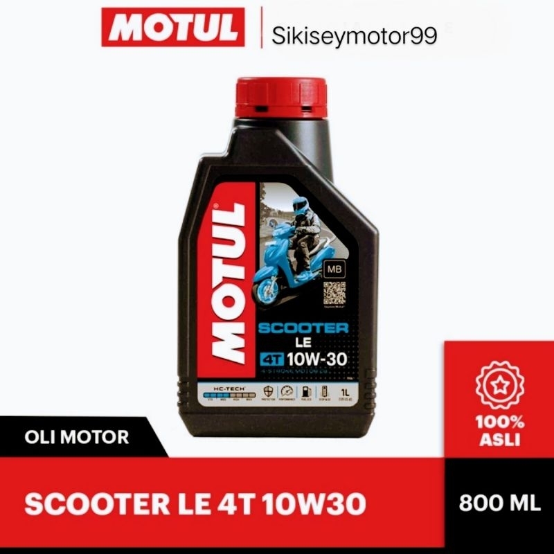 OLI MOTUL SCOOTER LE 10W-30 800ml OLI MESIN MOTOR MATIC 800ml