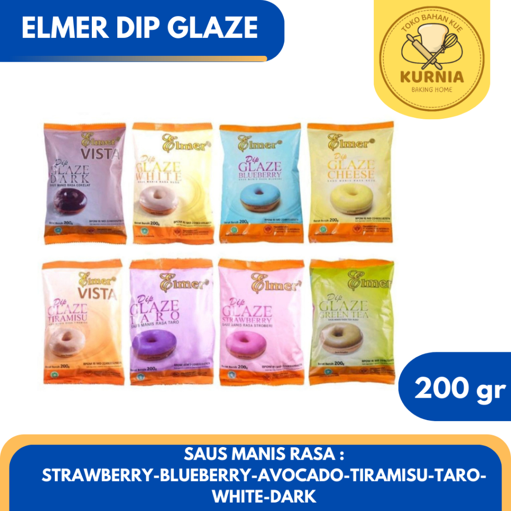 

ELMER DIP GLAZE KEMASAN 200 gr