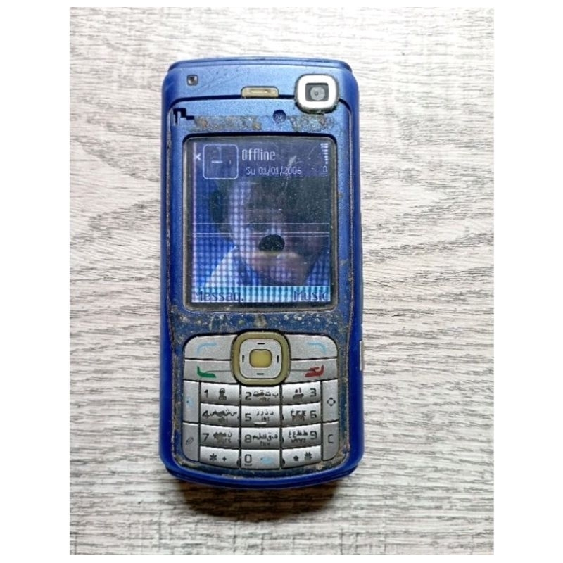 mesin nokia N70-1 RM 84 normal lcd garis