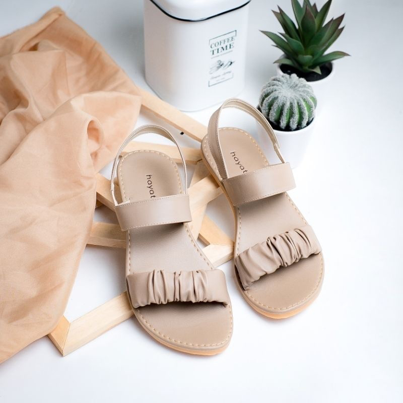 sendal hayati wanita flat sendal hayati sendal wanita terbaru sendal tali belakang