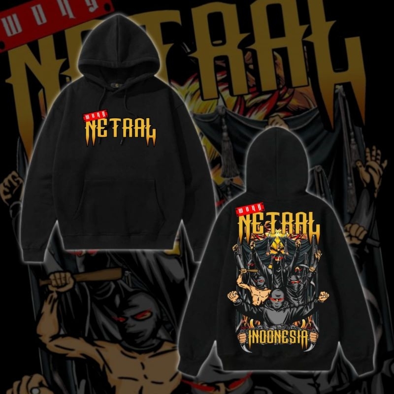 Hoodie - Ts Hoodie Wong Netral Indonesia Hoodie Distro Netral Pasmortal Desain Terbaru