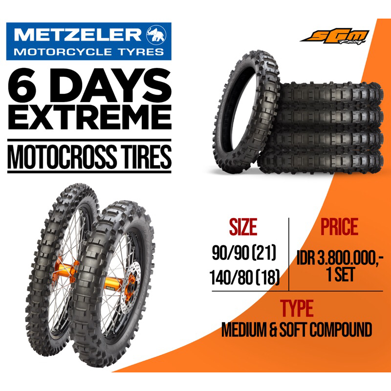 METZELER 6Days EXTREME MOTOCROSS TIRES