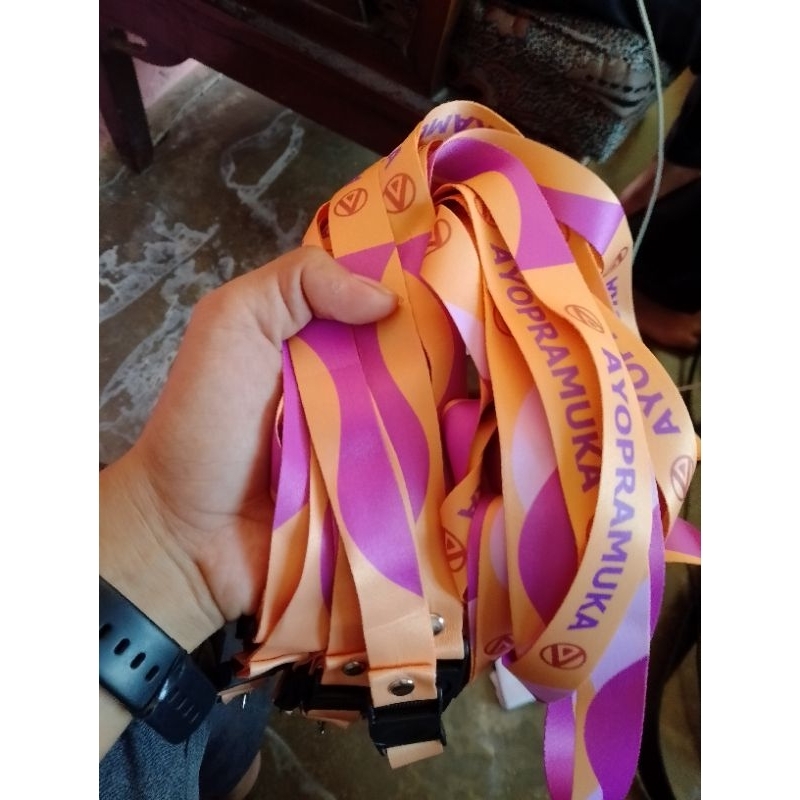 

CUSTOM TALI LANYARD | KALUNG ID CARD PRINT SUBLIM