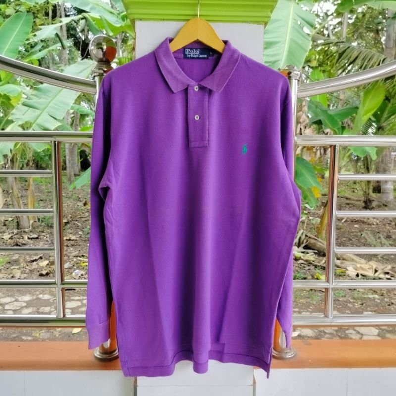 Long Sleeve / Polo Shirt / Second / Vintage / POLO by Ralph Lauren