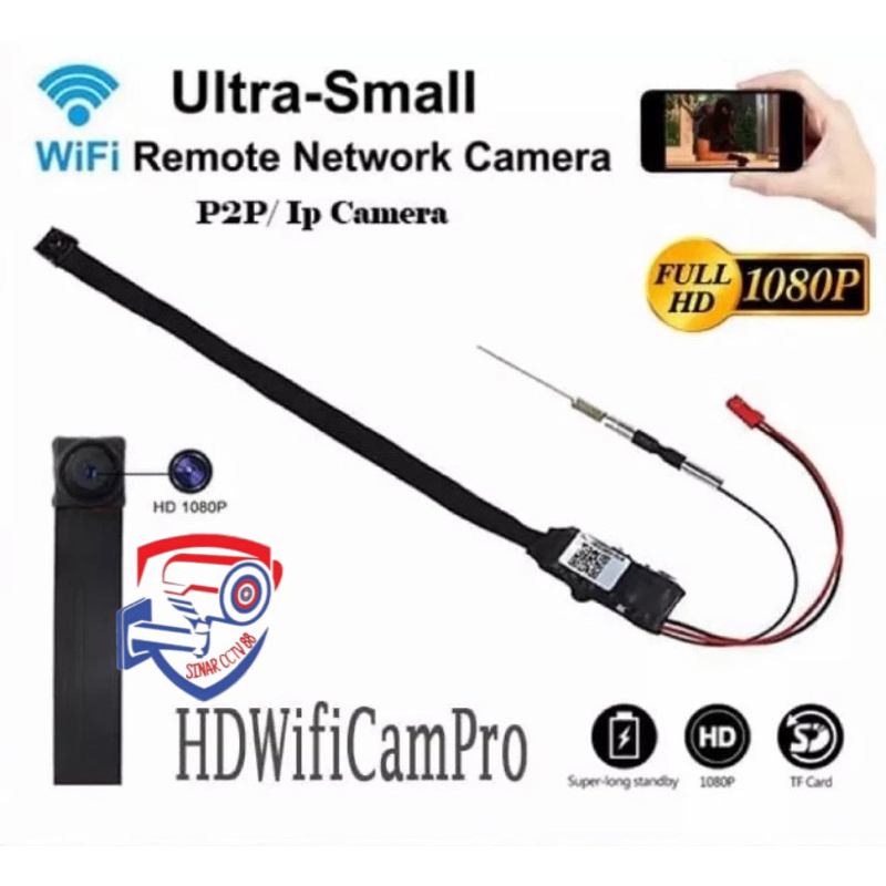Kamera Mini Pengintai Wifi/Wireless 8MP
