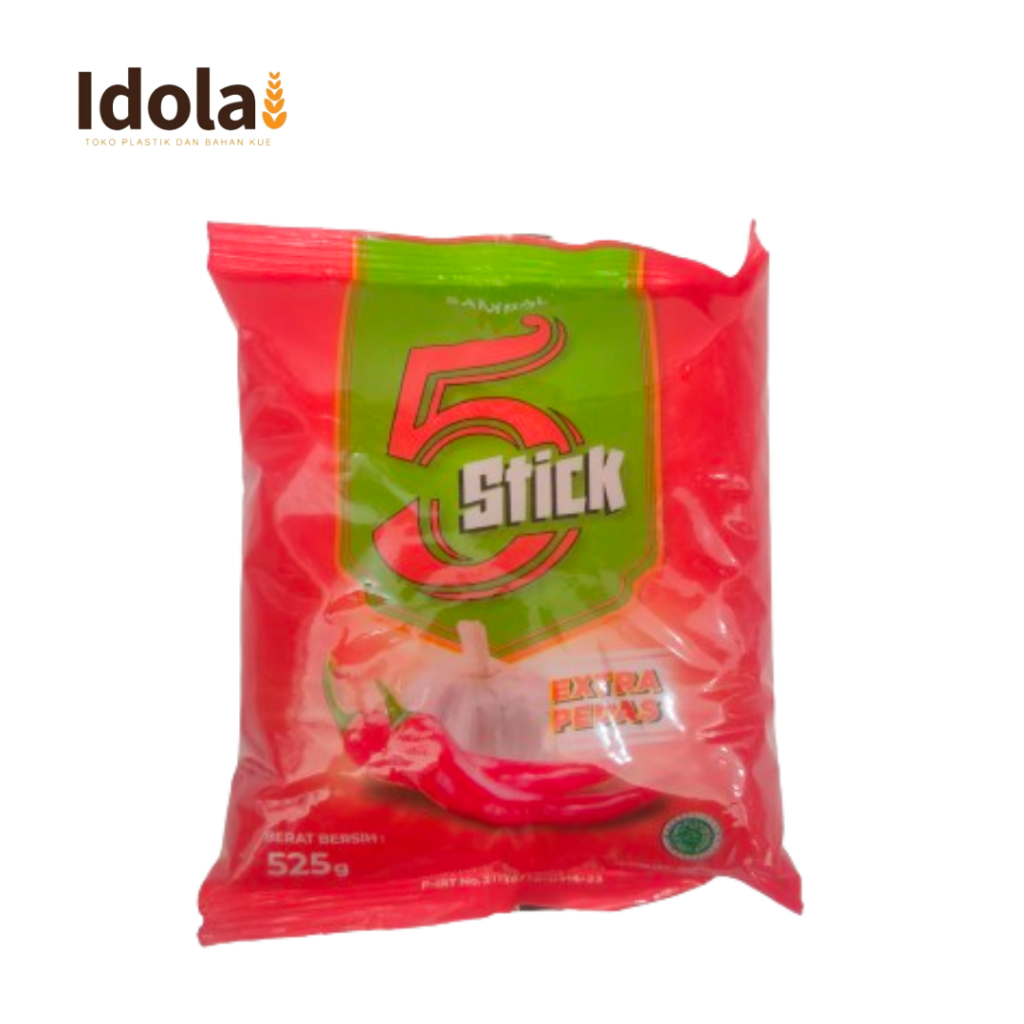 

Saus Bantal Merk 5 Stick Extra Pedas