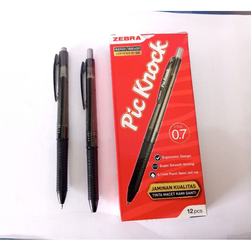 

(12PCS) PULPEN ZEBRA PICK KNOCK PACK