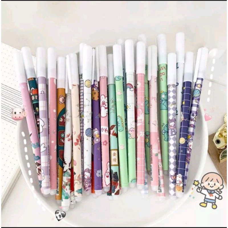 

Pulpen gel bisa di hapus tinta pena gel bolpoin karakter anak sekolah/polpen bisa di hapus/pulpen bisa di hapus