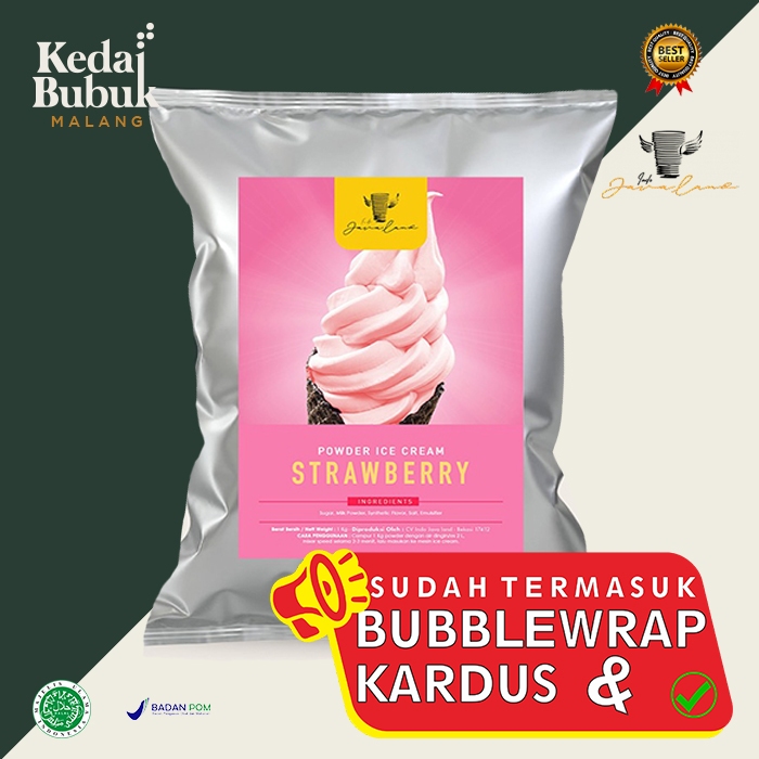 

Bubuk Ice Cream Strawberry 1 Kg Javaland