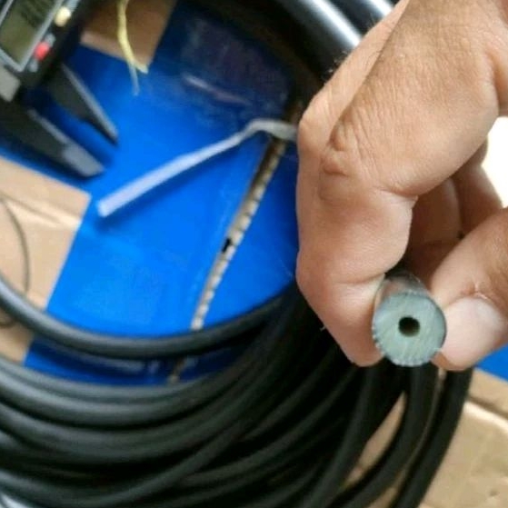 karet rubber speargun 10mm 33cm siap pakai