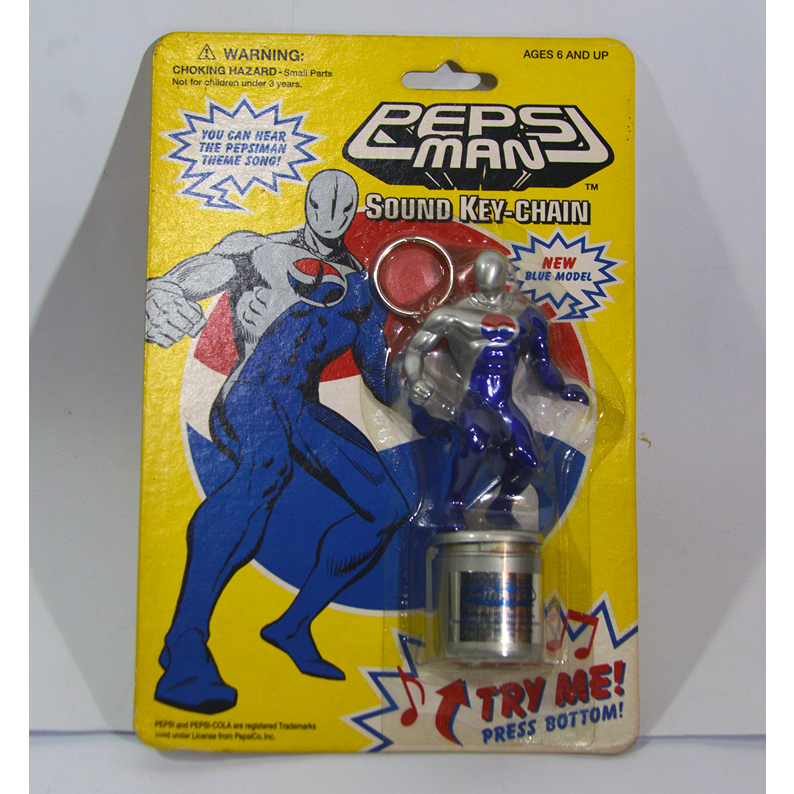 Pepsiman Sound Keychain RARE