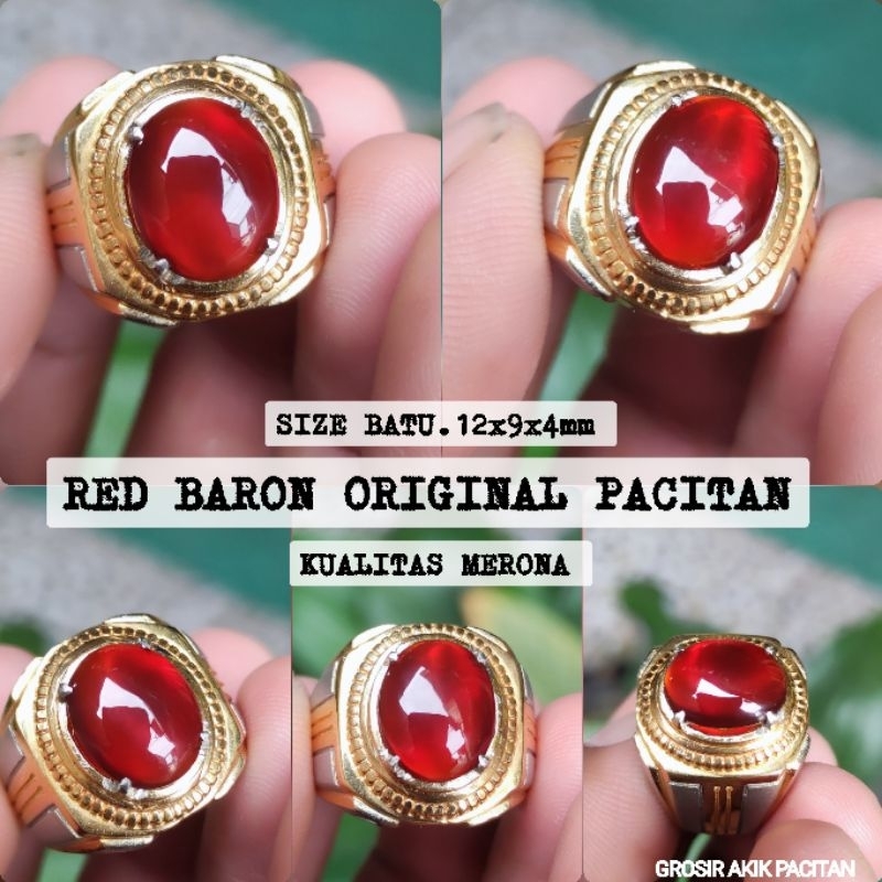 CINCIN RED BARON ASLI ALAM PACITAN