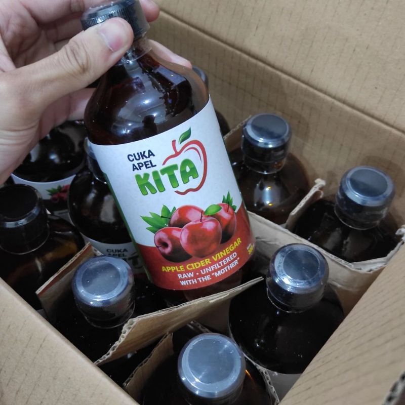 

Grosir Cuka Apel kita Asli original Malang free packing bubble