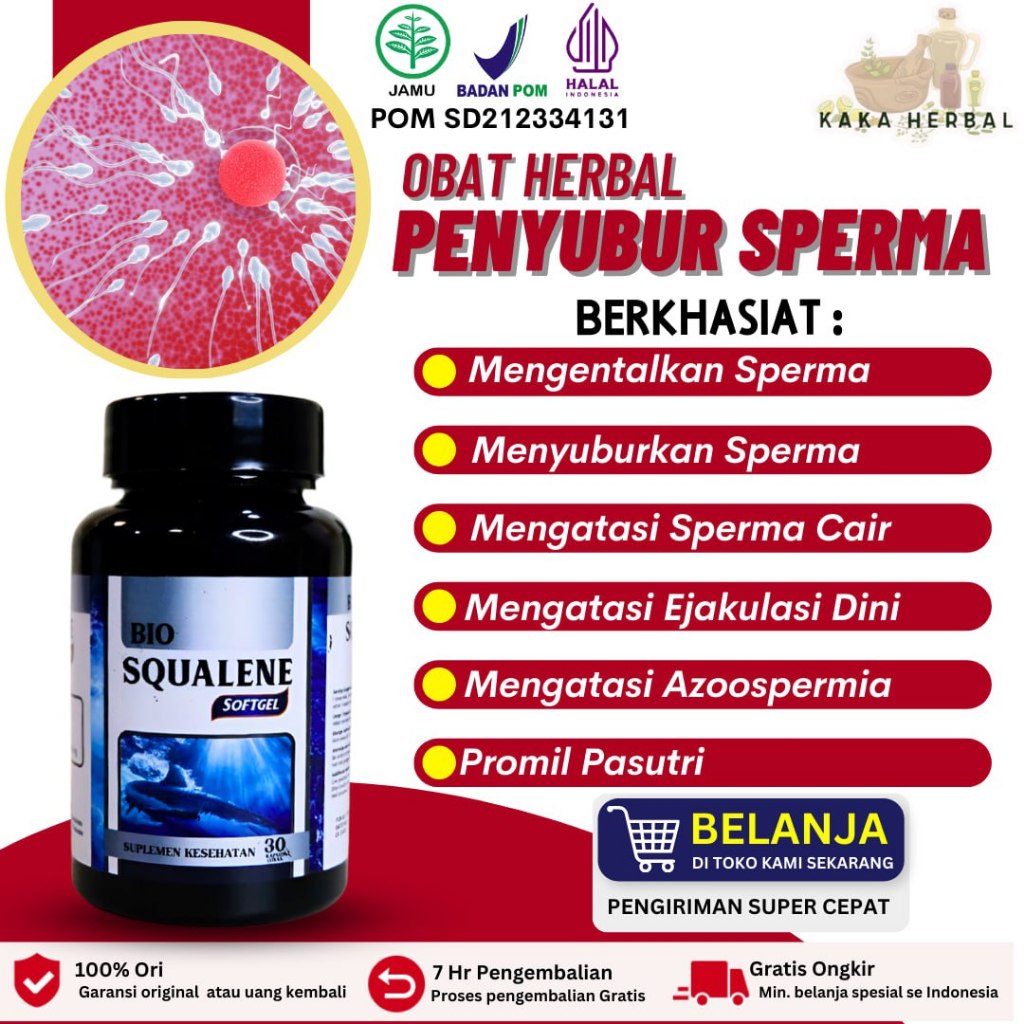 Obat Sperma Sehat Penambah Sperma Penyubur Sperma Laki Laki Pengental Sperma Pria Obat Mani encer Ob