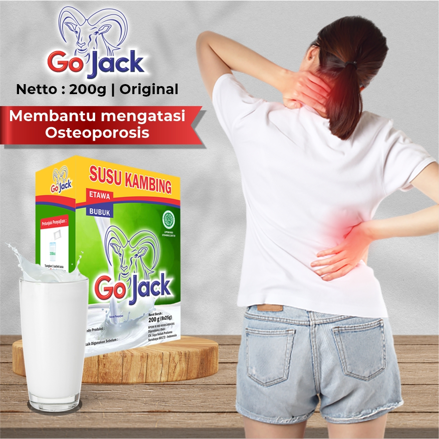 

Susu Kambing Etawa Go Jack 200g Original Susu Kambing Etawa Bubuk Cocok Untuk Menjaga Kesehatan Sendi dan Osteoporosis Serta Menetralisir Asam Lambung Maag BH16