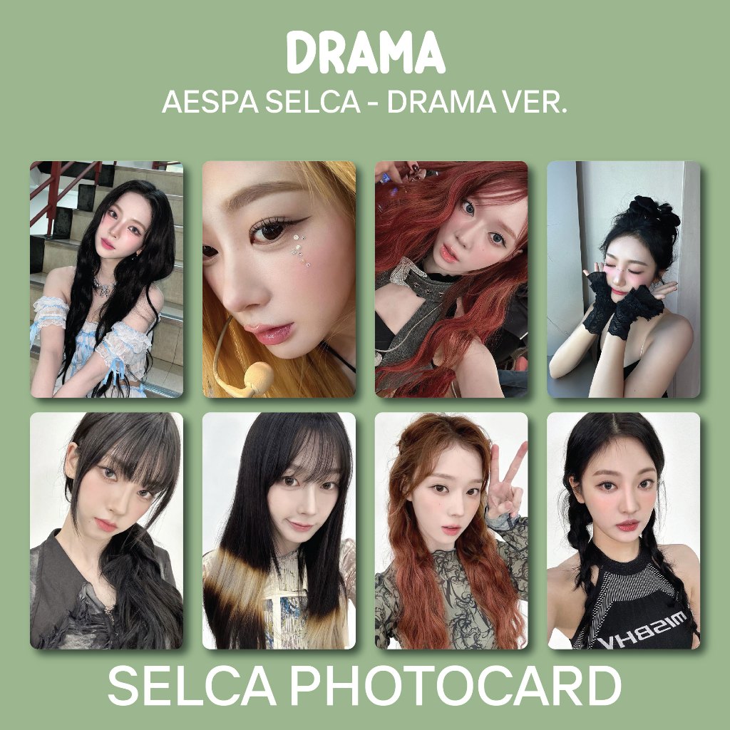 Aespa - Drama Unofficial Selca Photocard