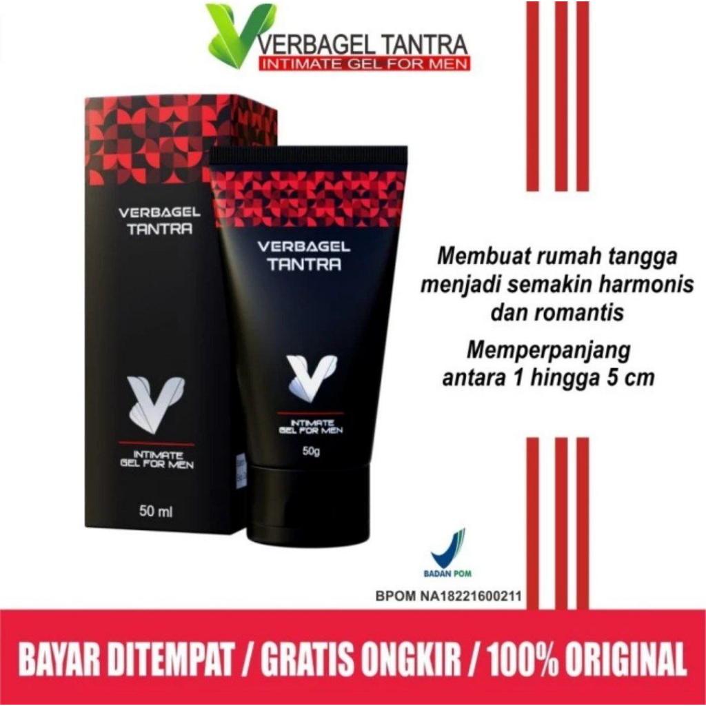 Verbagel Tantra Original Bpom Memaksimalkan Ukuran Mr P Dengan Permanen Lebih Kuat Tahan Lama
