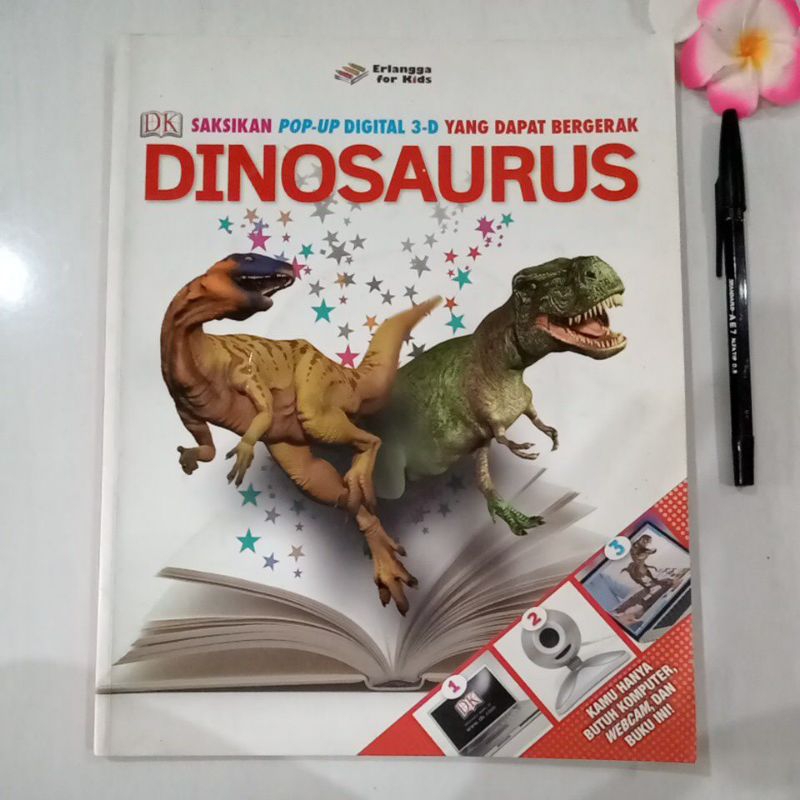 buku anak Dinosaurus DK erlangga for kids preloved