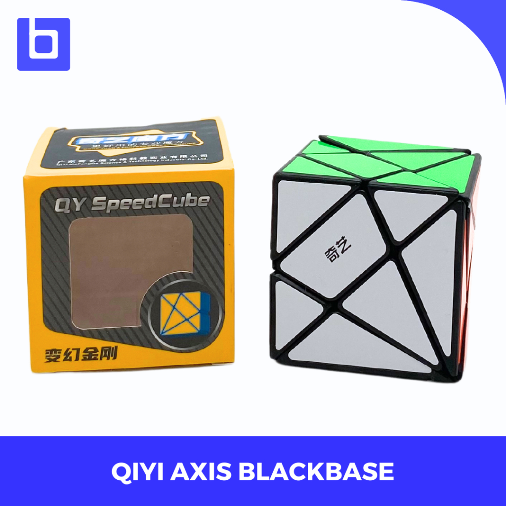 Cube 3x3 - Qiyi Axis Cube - QiYi Axis Cube - Axis Cube Mofang Ge - Axis Cube Black - Axis Cube