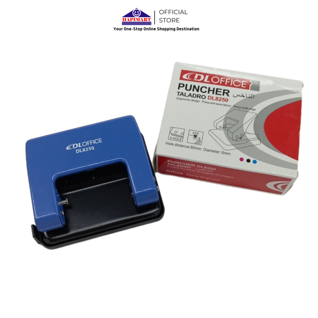 

Pembolong Kertas/Pelubang Kertas Pelubang Plong Kertas 2 Lubang/ Puncher Taladro Pelubang sampai 20 Lembar Kertas Langsung