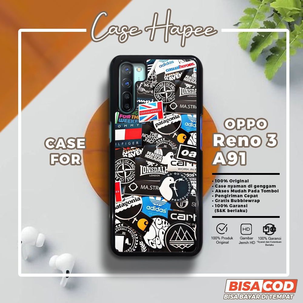 Case Oppo Reno 3 Casing Oppo Reno 3 [BGRF] Casehapee Case Glossy Case Aesthetic Custom Case Premium 