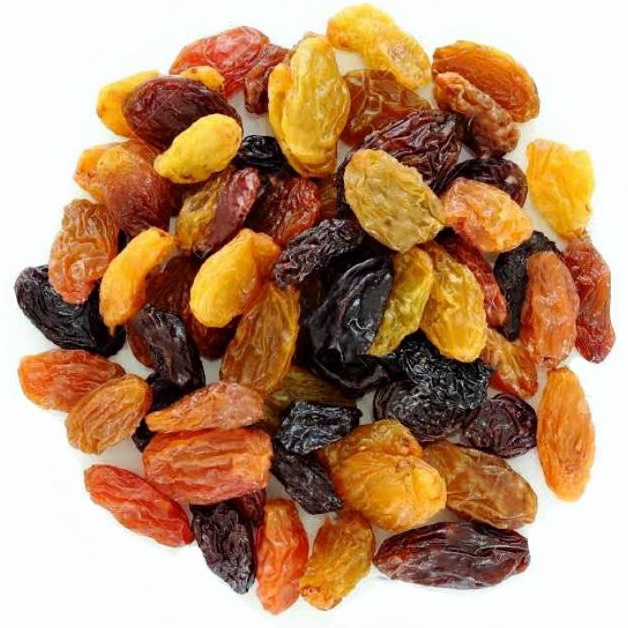 

65 Mix Raisins Unsweetened 500gr(1/2kg)/ Kismis Emas dan Hitam / Kismis Campur enlmk