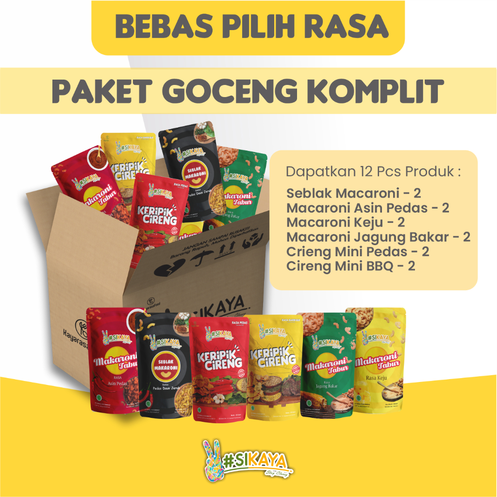 

Paket Goceng Komplit PSBB (Promo Saat Butuh Berhemat)-Sikaya