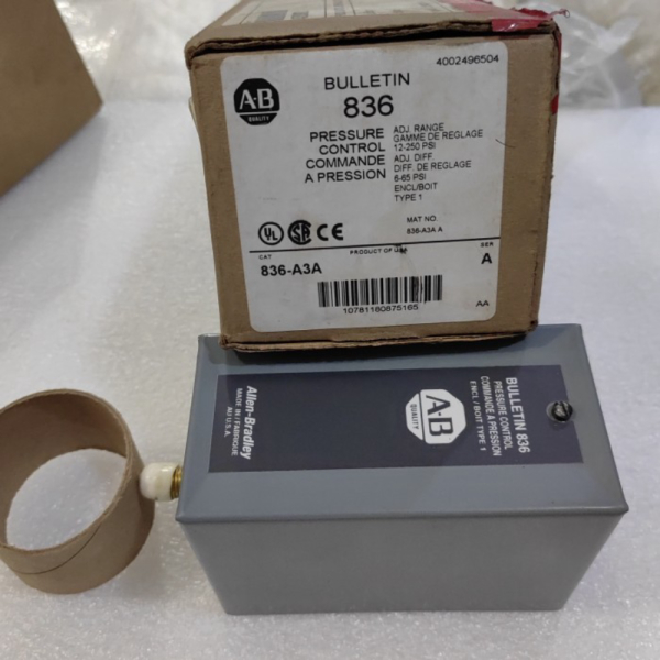 

Promo Allen-Bradley BULLETIN 836-A3A Pressure Control Switch 12-250PSI Murah