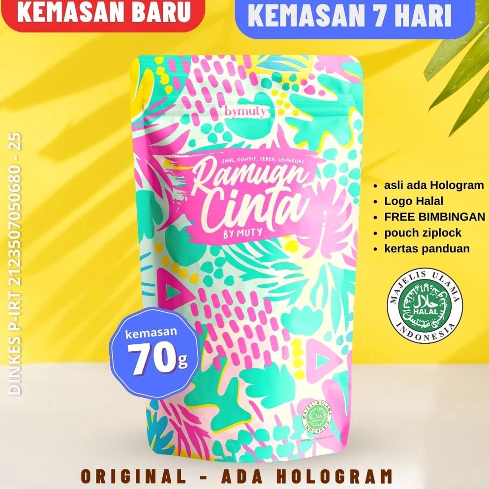 

COD Ramuan Cinta by Muty Promil Program Hamil Jamu Obat Herbal Cepat Hamil Penyubur Kandungan FREE Testpack 8244