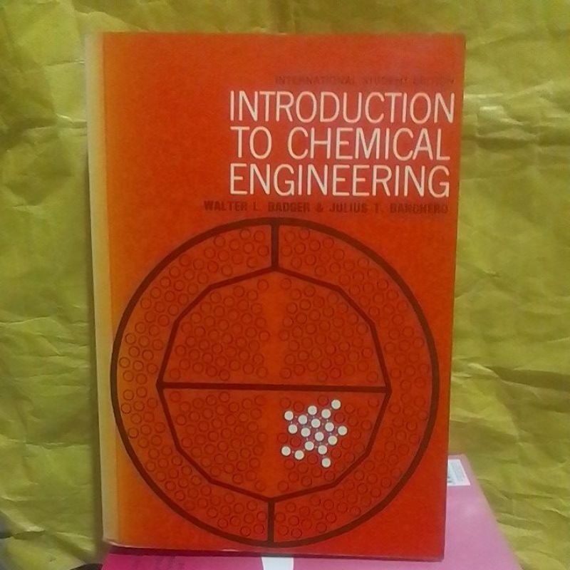INTRODUCTION TO CHEMICAL ENGINEERING ( original  )  WALTER L.BADGER