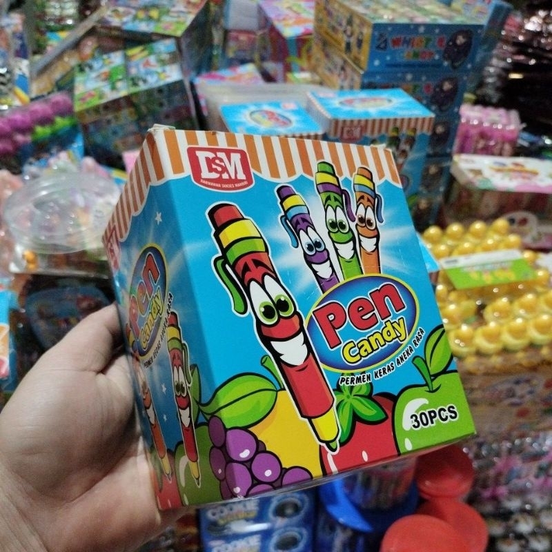 

PERMEN bisa pakai nulis harga 1 box isi 30pics