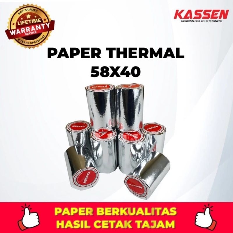 

Kertas Struk Thermal 58 x 40