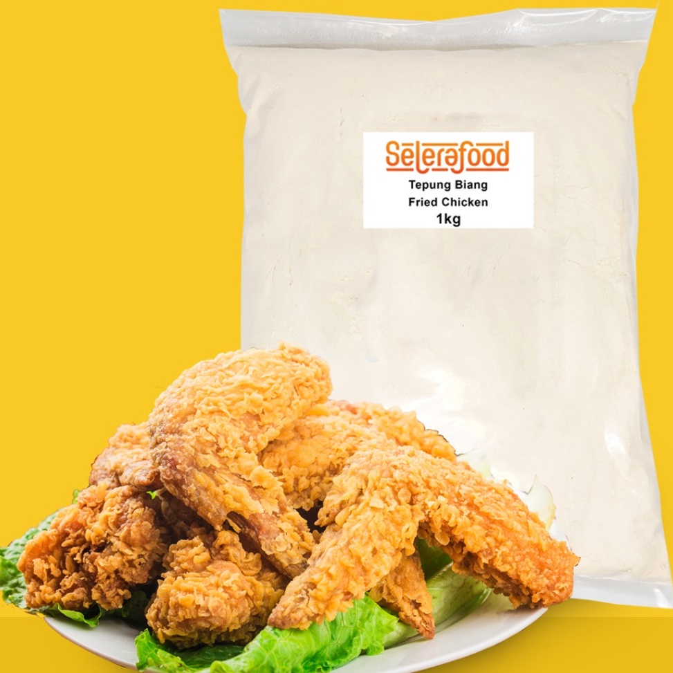 

YFNPH Biang Tepung Bumbu fried chicken premium 1kg merk Selerafood jg9hf