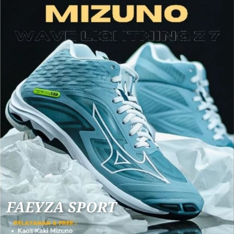Mizuno Wave Wlz7 MID PROMO Sepatu Volly Mizuno Badminton