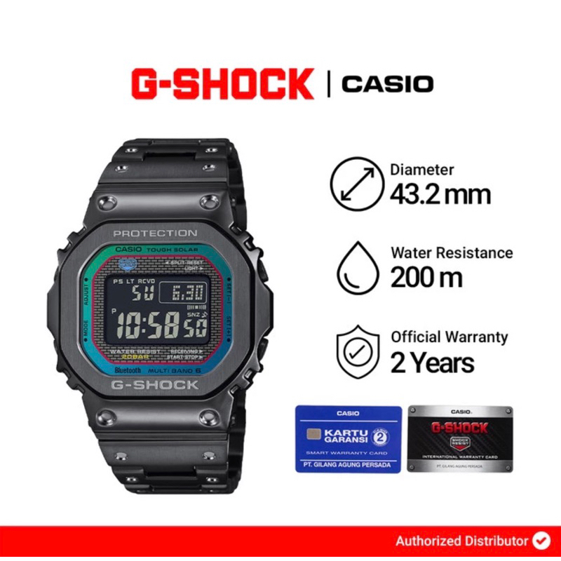 Jam Tangan Pria Casio G-Shock GMW-B5000BPC-1DR / GMW-B5000BPC-1D Original